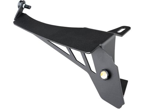 Chop Brackets W/Drl Set Frnt Black Jeep Rugged Ridge