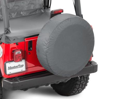 Jeep Spare Tire Cover 29 Inch Black Diamond MasterTop