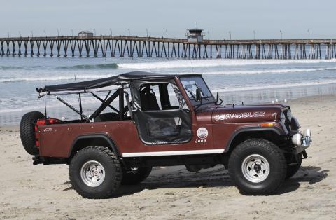 Tigertop Jeep Soft Top For Jeep 1955-1975 CJ6 Black Crush Bestop
