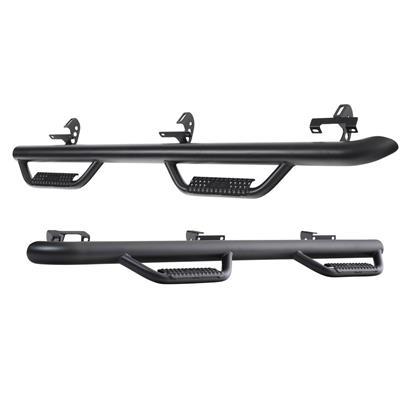 Wheel to Wheel Nerf Steps Ram 1500 Gloss Black Smittybilt