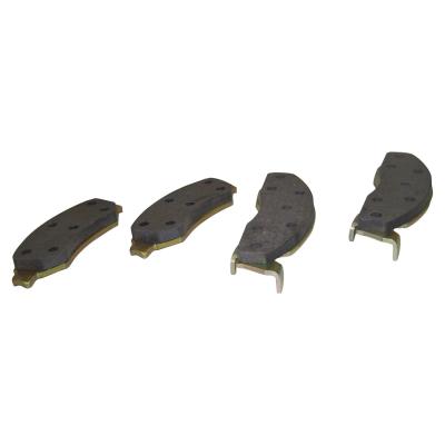 Front Brake Pad Set for 1976-77 Jeep CJ-5, CJ-7, 1978 w/ 6 Bolt Caliper Bracket Crown Automotive
