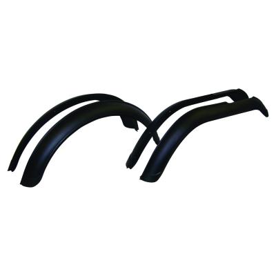 4-Piece Fender Flare Set for Jeep 55-83 CJ-5, 55-75 CJ-6, 76-86 CJ-7 Crown Automotive
