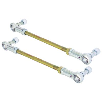 Antirock End Links 10 1/2 Inch Rods Includes RH/LH Heim Joints Hardware Pair RockJock 4x4