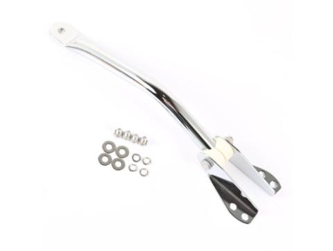 This Chrome Mirror Arm from Rugged Ridge Fits 55-86 Jeep CJs. Left Side. Rugged Ridge