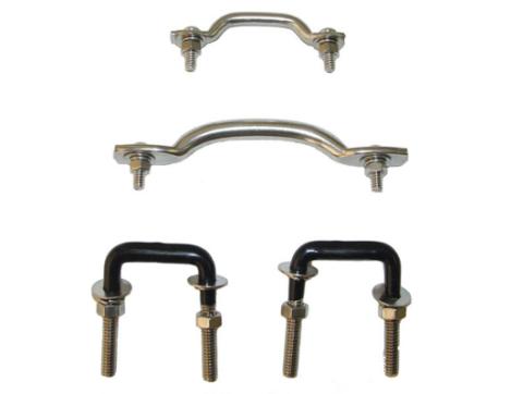 This Black Windshield Tie Down Kit from Rugged Ridge Fits 97-06 Jeep Wrangler. Rugged Ridge
