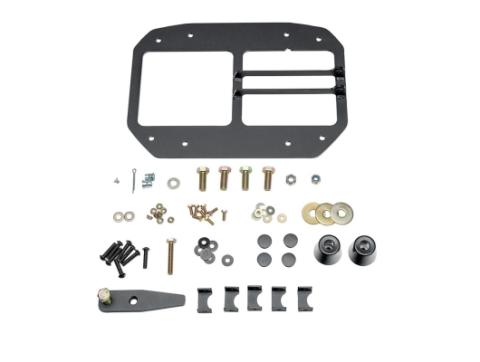 HD Bumper Rear W/ Swingout Black Jeep Rugged Ridge