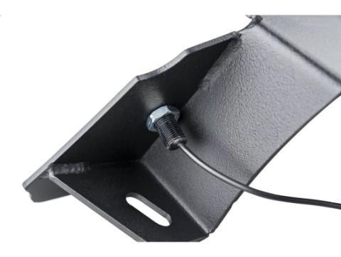 Chop Brackets W/Drl Set Frnt Black Jeep Rugged Ridge