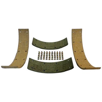 Brake Lining Set for Select 41-68 Vintage Jeep MB CJS, M38, M38-A1 w/ 9 Inch Brakes Crown Automotive