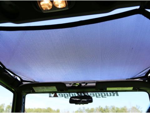 Eclipse Sun Shade Full Black Jeep Rugged Ridge