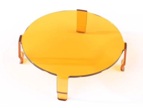 Light Cover 3.5 Inch Round Amber Rugged Ridge