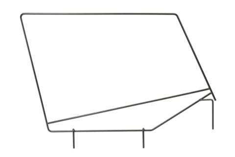 Jeep YJ Upper Steel Door Frames Pair For 87-95 Wrangler YJ Black Powdercoat MasterTop