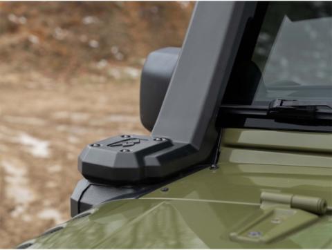 Amfib Low/ High Mount Snorkel Black Jeep Rugged Ridge