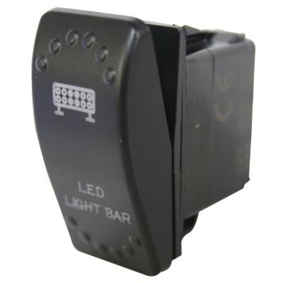 Rocker Switch On/Off 5 Pin LED Light Bar White Bulldog Winch
