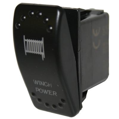 Winch Power Rocker Switch - On/Off 5-Pin-Red Bulldog Winch