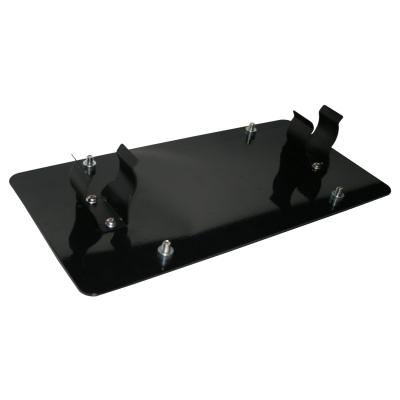 License Plate Bracket Fairlead Mount Black Truck and Jeep Bulldog Winch