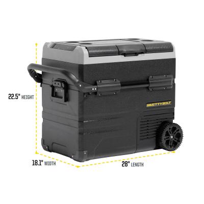 Waypoint 55L Fridge/Freezer Dual Zone Fridge Outside Dimensions 28 inch Long x 22.5 inch tall x 18.1 Inch Wide Smittybilt
