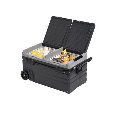 Basecamp 75L Fridge/Freezer Dual Zone Fridge Outside Dimensions 36.9 inch Long x 18.3 Inch Tall x 21.1 Inch Wide Smittybilt