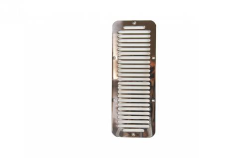 Jeep CJ5 Hood Vent 55-77 CJ5 Polished Silver Kentrol