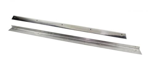 Jeep CJ5 Rocker Guards Pair 55-83 CJ5 Polished Silver Kentrol