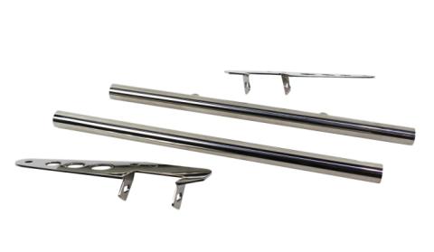 Jeep CJ Grill Guard 55-86 CJ Polished Silver Kentrol