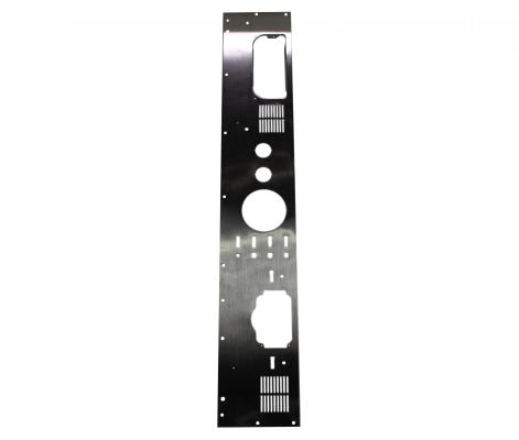 Jeep CJ Dash Panel Without Radio Opening 76-86 CJ Brushed Silver Kentrol