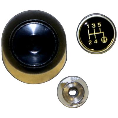 Transmission Shift Knob Kit for Jeep 82-86 CJs, XJ, SJ, J-Series, w/ T5 Trans. Crown Automotive