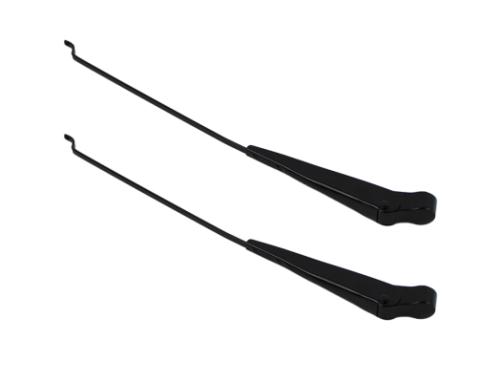 Jeep CJ Windshield Wiper Arms Pair 68-86 CJ Powdercoat Black Kentrol