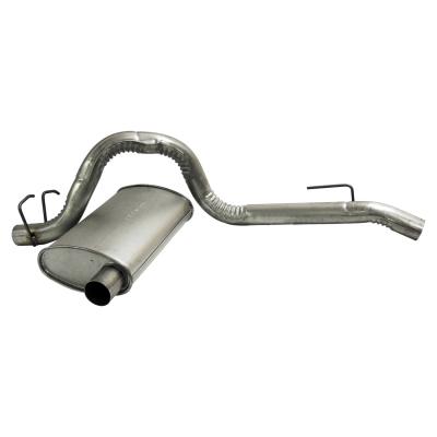 Muffler &amp; Tailpipe for 1987-1995 Jeep YJ Wrangler w/ 2.5L or 4.0L Engines Crown Automotive