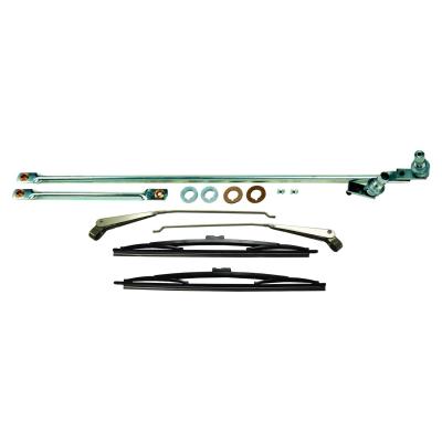 Chrome Wiper Linkage Master Kit for 76-86 Jeep CJ-5, CJ-7, CJ-8, Left &amp; Right Crown Automotive