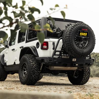 Atlas Rear Bumper and Tire Gate 2018-2023 Jeep Wrangler Smittybilt