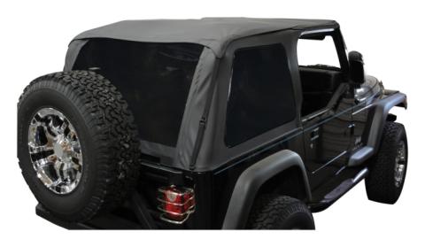 Black Diamond Bowless Replace-A-Top w/ Tinted Windows for 1992-95 YJ Wrangler RT Off Road