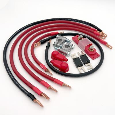 Jeep CJ Battery Cable Kit 4 Gauge Battery Cable AMC V8 Big7Kits