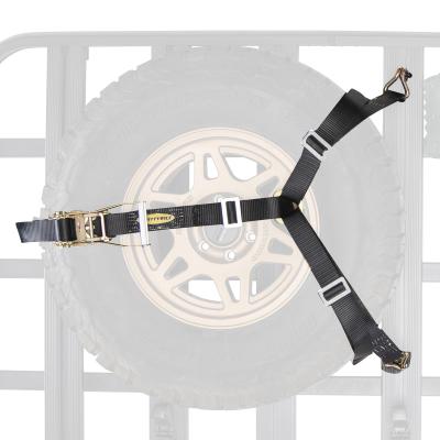 Defender Platform 3 Way Tire Strap Smittybilt