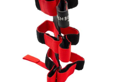Fire Extinguisher Holder for Padded Roll Bar Red Fishbone Offroad