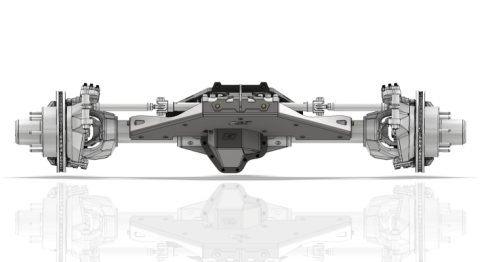Axle Truss with Steering Ram for Rear ECGS Dana 80 Motobilt