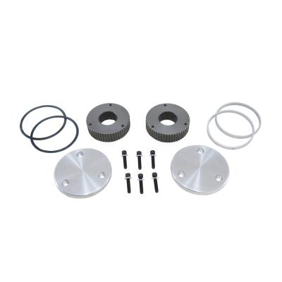Hardcore Drive Flange Kit Dana 44 19- Spline Outer Stubs With Engraved Caps Hardcore Flange Set D44 &amp; GM 8.5 19 Spline Engraved Both Sides Yukon Gear