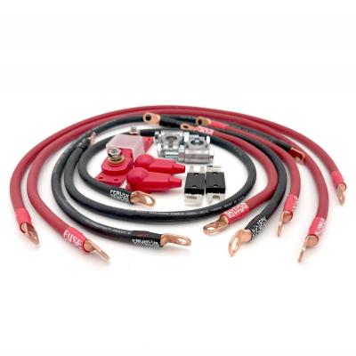 1991-1995 Jeep Wrangler YJ Battery Cable Kit 2.5 Liter 2 Gauge Battery Cable Big7Kits