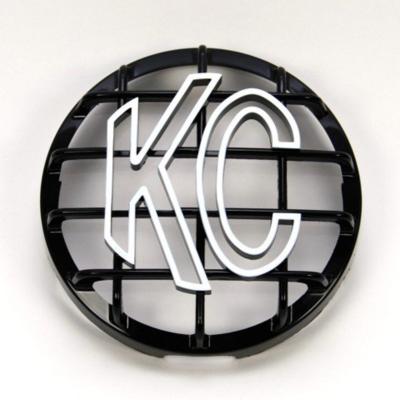 Stone Guard 6 Inch KC Plastic Black/White Each KC HiLiTES