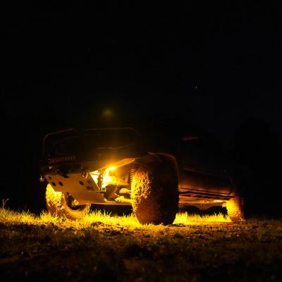 Cyclone V2 LED 6 Light Rock Kit Amber KC HiLiTES