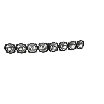 KC Pro6 Gravity LED 50 Inch Curved Light Bar 8 Light Combo System Universal KC HiLiTES