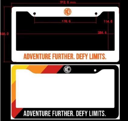KC We Come Alive License Plate Frame KC HiLiTES