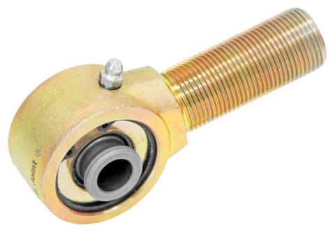 Narrow Forged Johnny Joint 2 Inch 1.600 Inch X 0.625 Inch Ball 1 Inch-14 Left Hand Threaded Shank Externally Greased Each RockJock 4x4