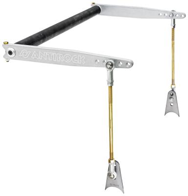Antirock Sway Bar Kit Universal 32 Inch Bar 20 Inch Aluminum Arms RockJock 4x4
