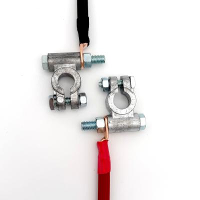 1987-1990 Jeep Wrangler YJ Battery Cable Kit 4.2 Liter 4 Gauge Battery Cable w/Black Red/Spyder Wrap Big7Kits