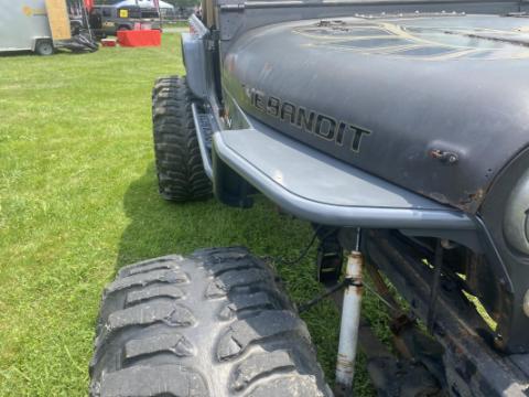 Jeep Tube Fenders Negative Flare Bare Steel For 76-87 Jeep CJ7 81-85 Jeep Scrambler Wizard Works Offroad