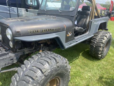 Jeep Tube Fenders Negative Flare Bare Steel For 76-87 Jeep CJ7 81-85 Jeep Scrambler Wizard Works Offroad
