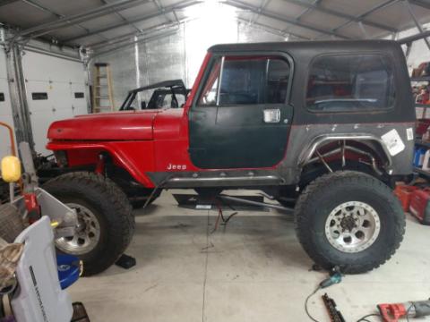 Jeep CJ7 Rear Armor w/Tube Flares Bare Steel For 76-87 Jeep CJ7 Wizard Works Offroad