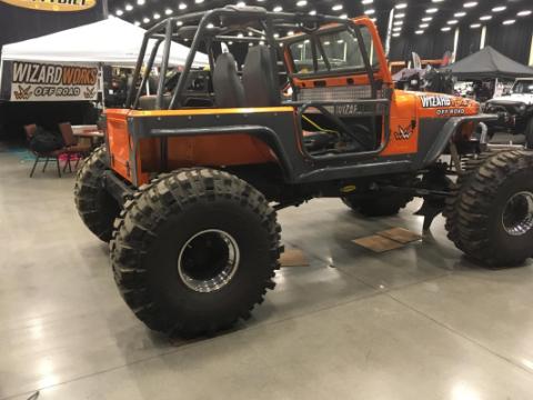 Jeep Comp Cut Rear Armor w/ Tube Flares Bare Steel For 97-06 Jeep Wrangler TJ 76-87 Jeep CJ7  87-95 Wrangler YJ Wizard Works Offroad