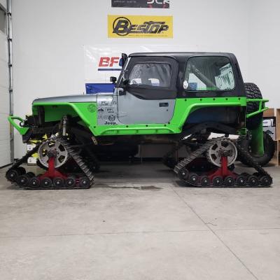 Jeep YJ Comp Cut Rear Armor Bare Steel For 87-95 Wrangler YJ Wizard Works Offroad