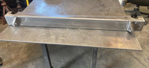 Jeep YJ Rear Bumper Bare Steel For 87-95 Wrangler YJ Wizard Works Offroad